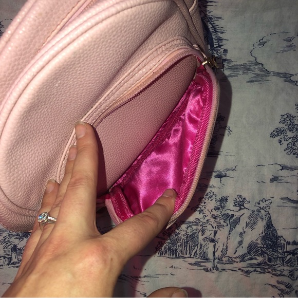 pink “leather” hello kitty backpack purse. - Picture 4 of 5